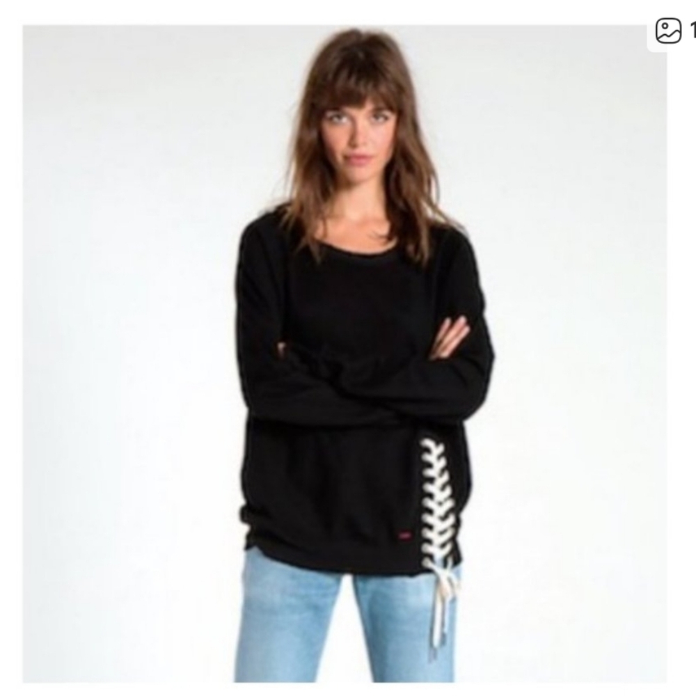 n:philanthropy Mika Sweatshirt in Black Cat, Small
